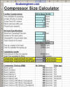 Dive Shop Compressor Choice Calculator. Find out what compressor size you need to buy to fill all the tanks in your dive center in a set time with a specified air bank size. Lists all popular Bauer, Coltrisub, L & W Models