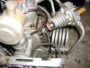 Damaged Bauer Capitano compressor with barrel and cylinder head blown off Damaged Bauer Capitano compressor with barrel and cylinder head blown off