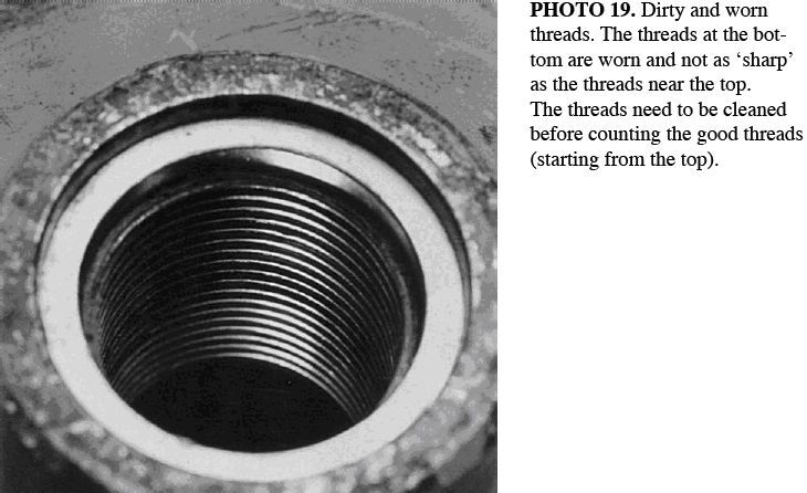 threads inspection - you really need to have good eyes inspecting threads against wishy-washy standards threads inspection - you really need to have good eyes inspecting threads against wishy-washy standards
