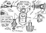 scuba regulator breakdown drawing