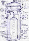 Hydrostatic test system jacket detail sketch